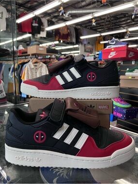 Adidas Forum Low Deadpool & Wolverine Size 10
